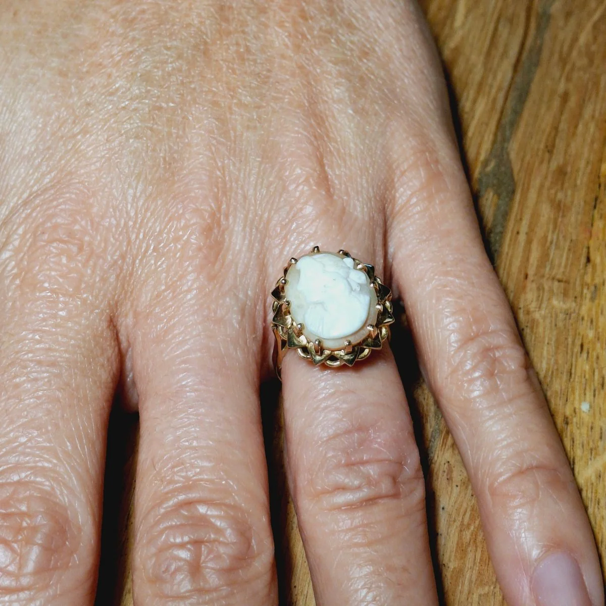 Bague Camée en or rose - Image 27