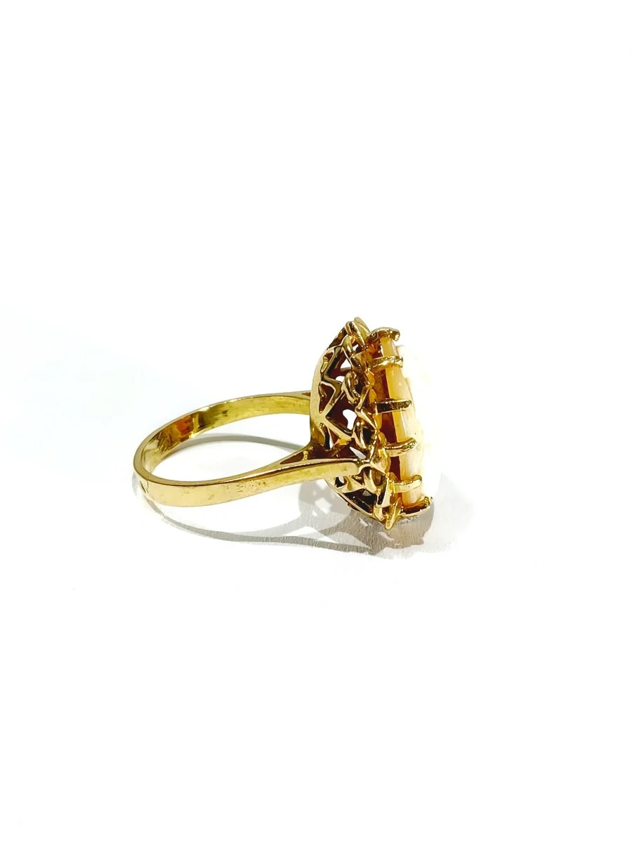 Bague Camée en or rose - Image 4