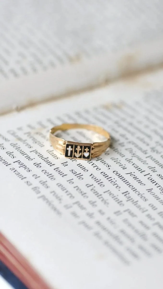 Bague Capelet régionale or et émail