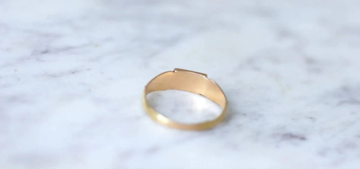 Bague Capelet régionale or et émail - Image 8