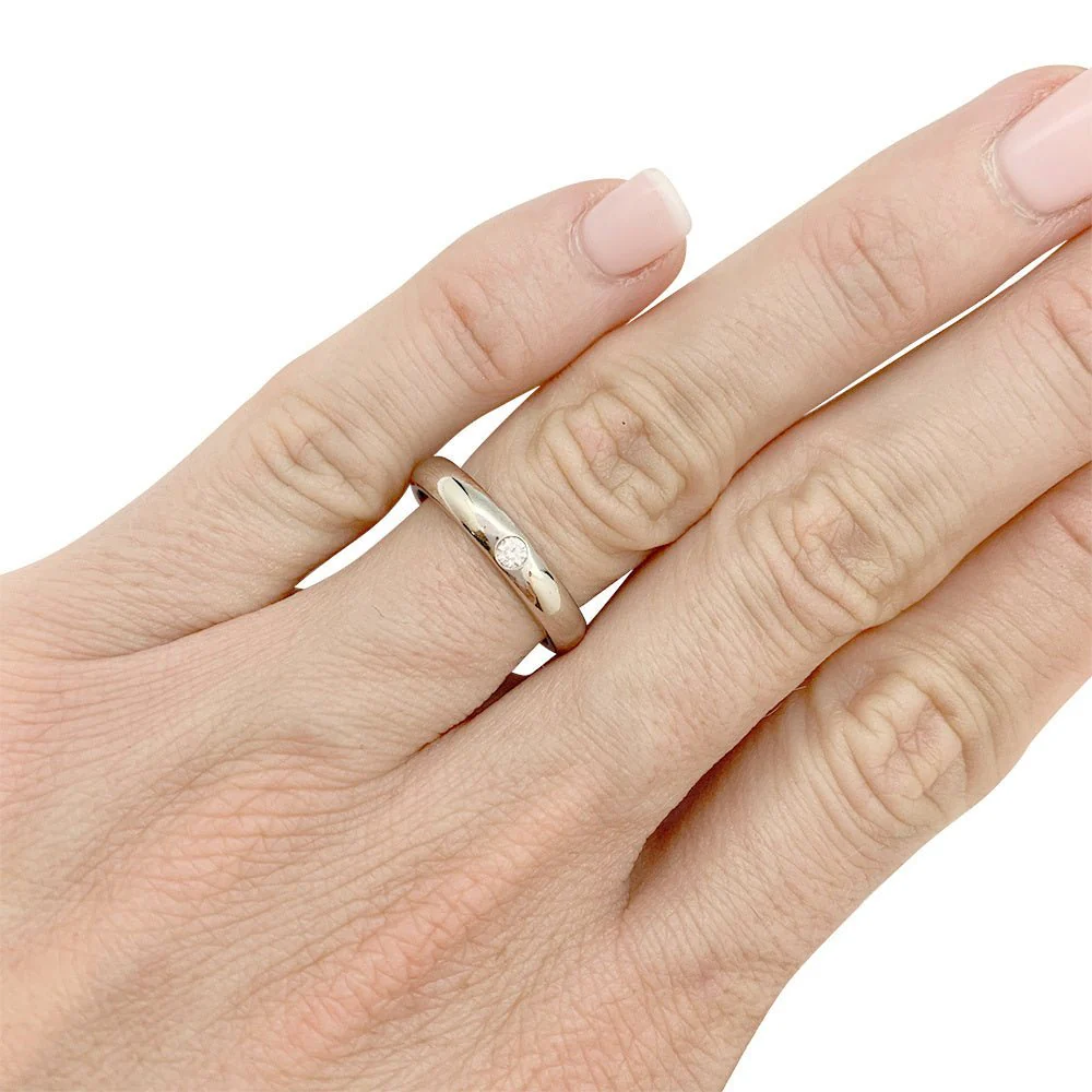 Bague Cartier, "1895", platine, diamant - Image 3