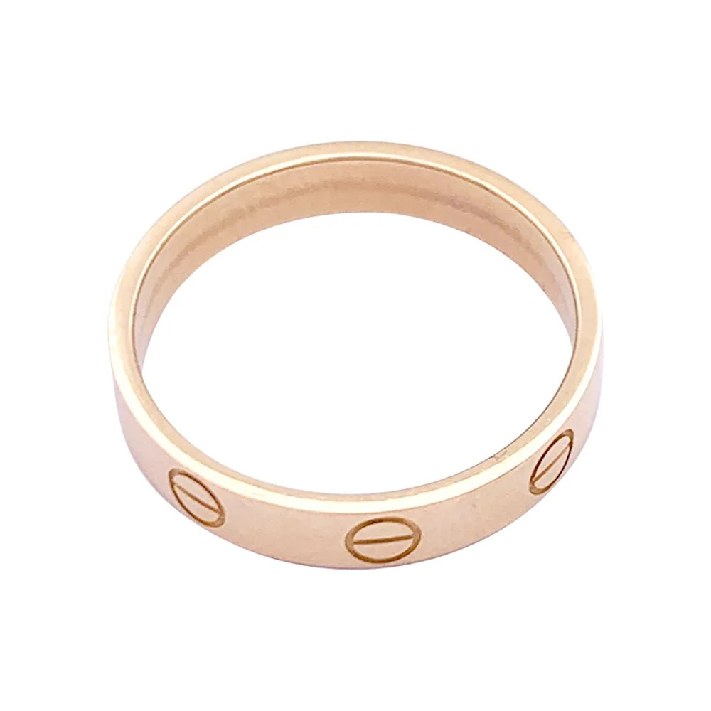 Bague Cartier, "Alliance Love", or rose. - Image 4