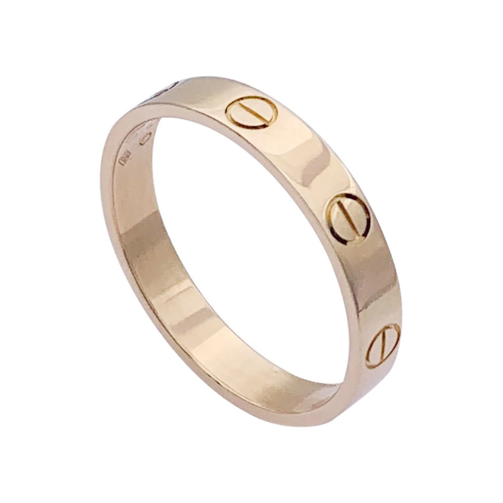 Bague Alliance CARTIER "Love" en or rose - Image 4