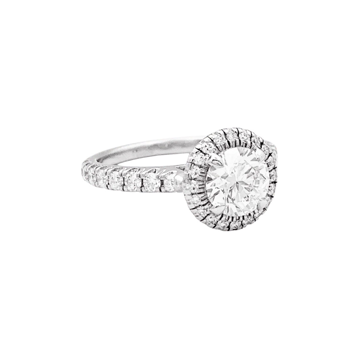Bague Cartier "Destinée" en  platine et diamant - Image 5