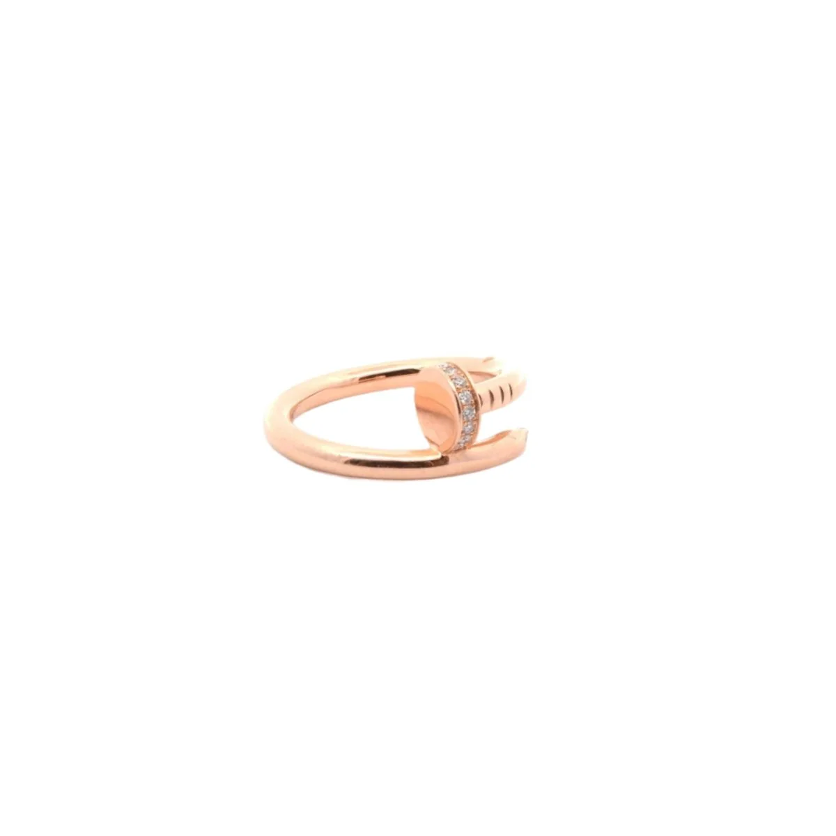 Bague CARTIER "Juste un clou" en or jaune et diamants - Image 4