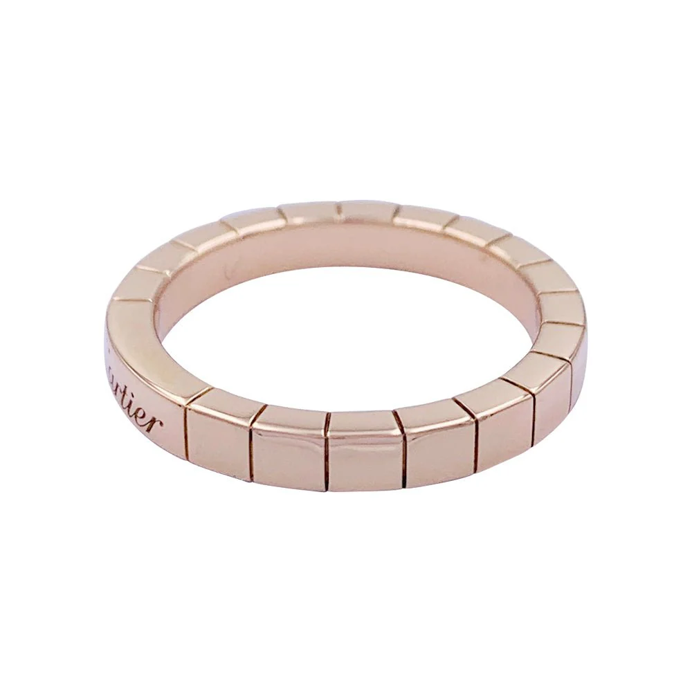 Bague Cartier, "Lanière", or rose - Image 2