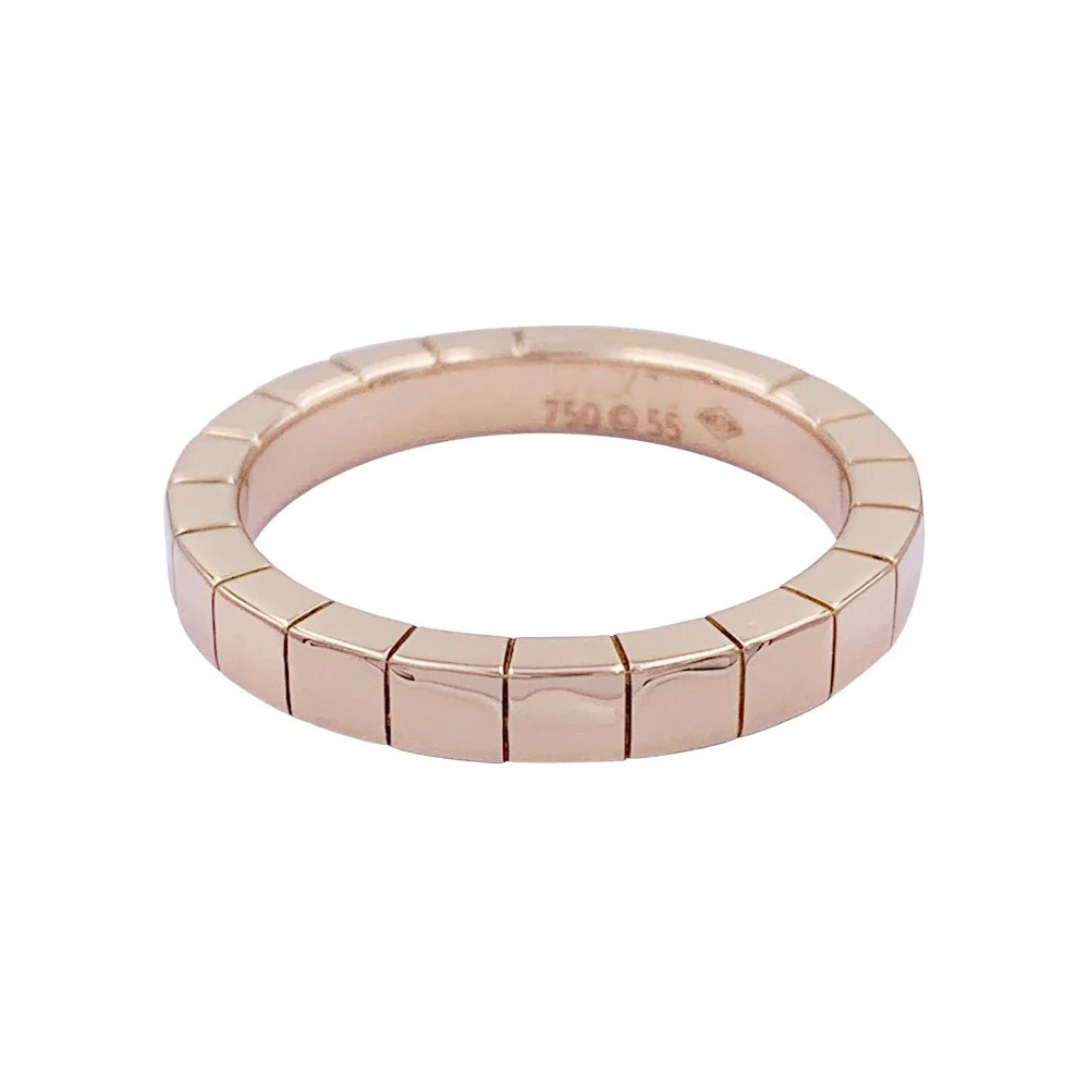 Bague Cartier, "Lanière", or rose - Image 3