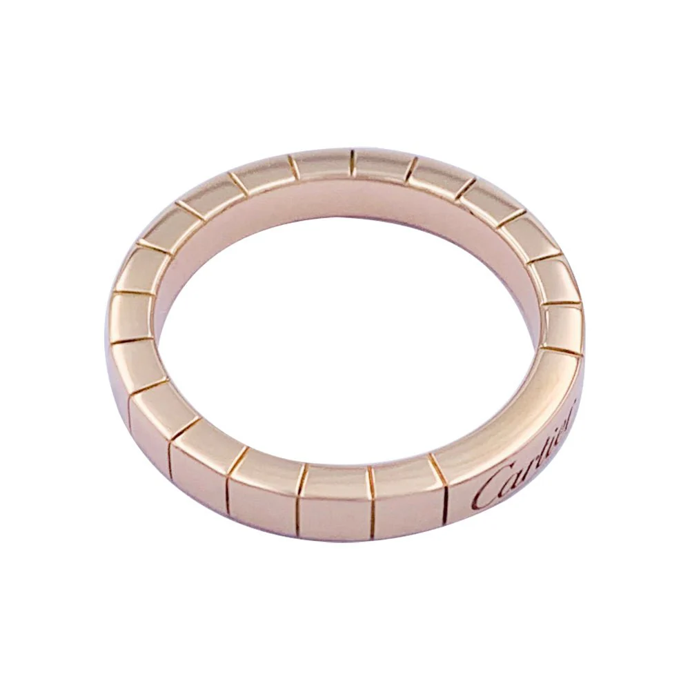 Bague Cartier, "Lanière", or rose - Image 4