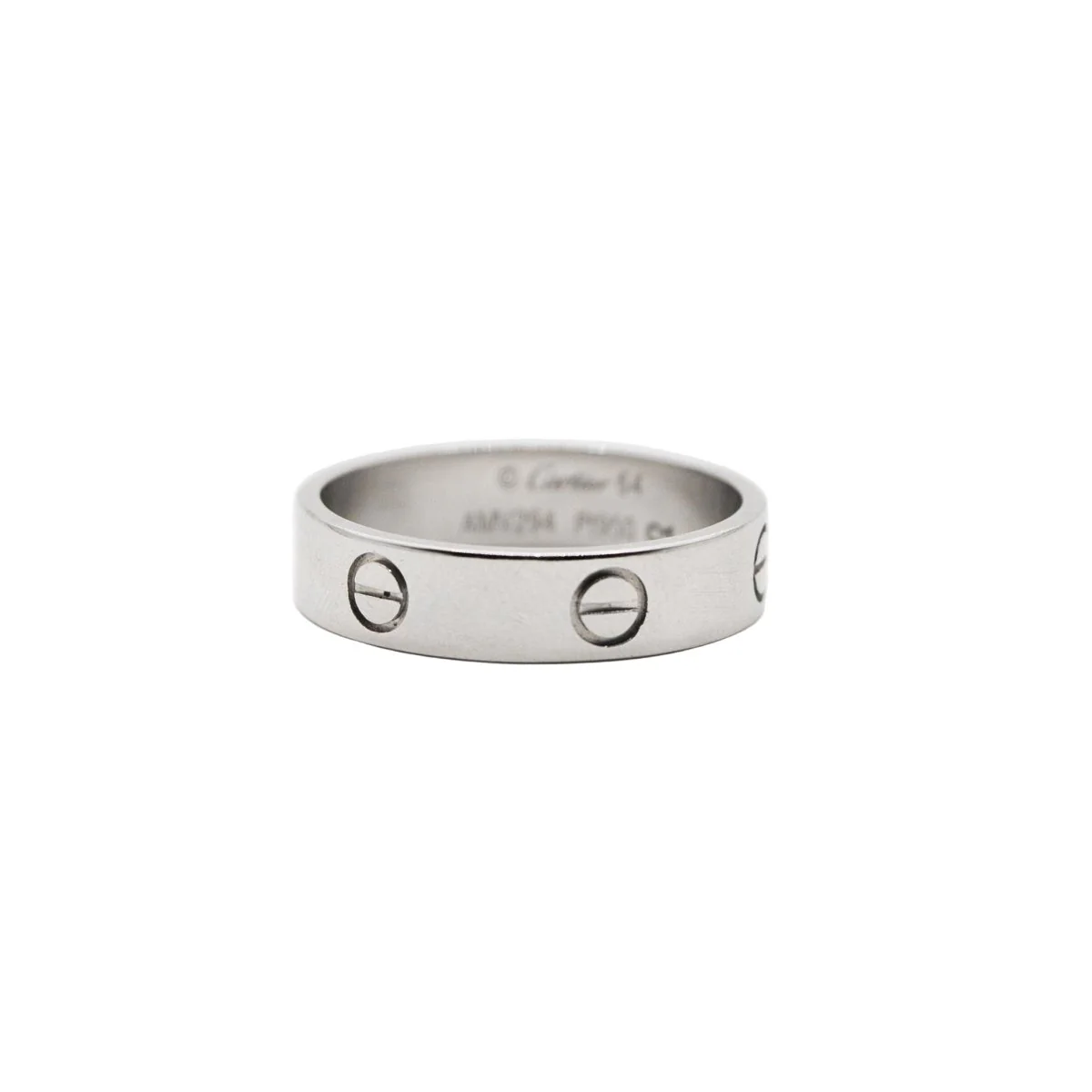 Bague Alliance CARTIER "Love" en platine