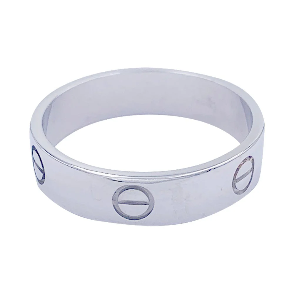Bague CARTIER "Love", or blanc. - Image 2