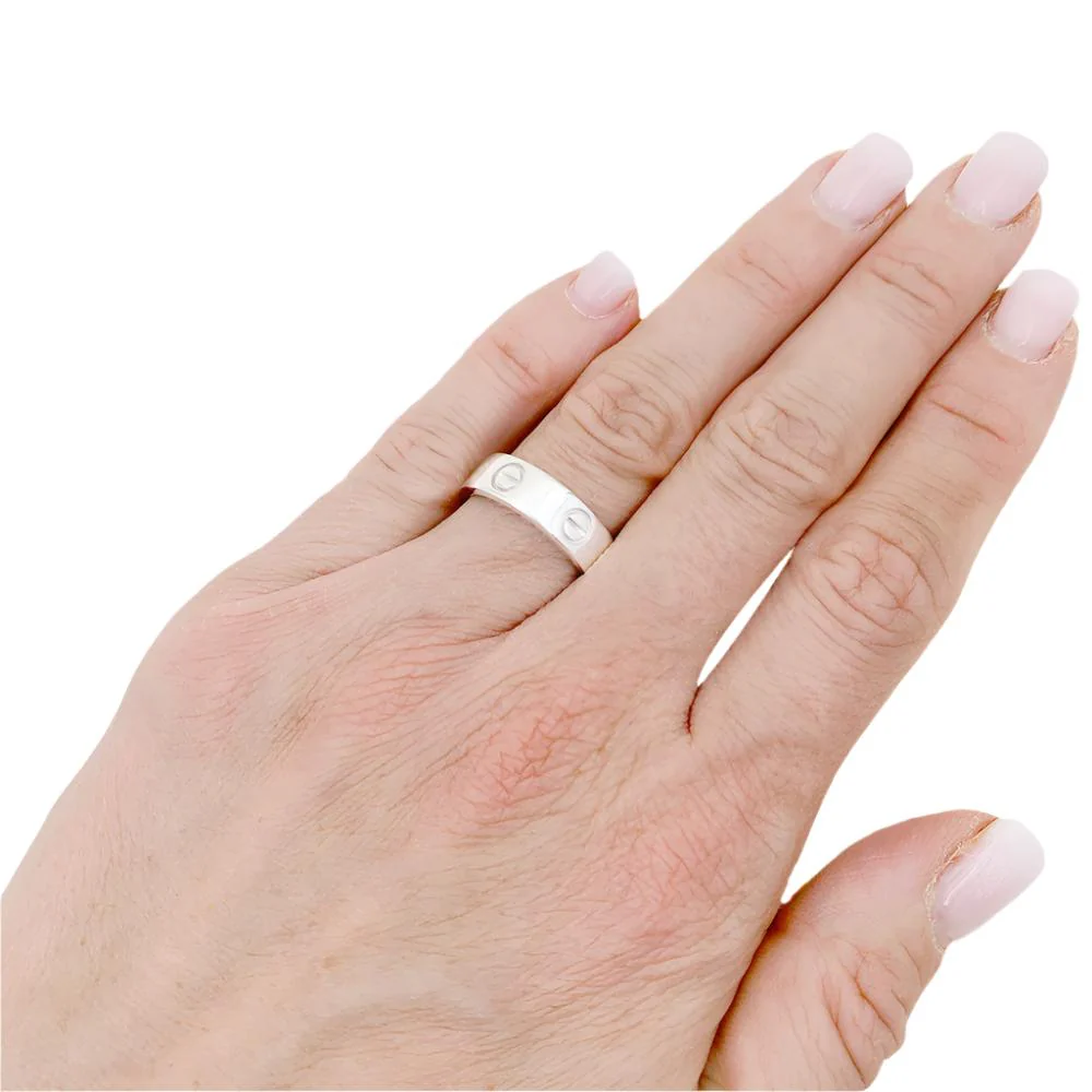 Bague Cartier "Love" en or blanc - Image 2