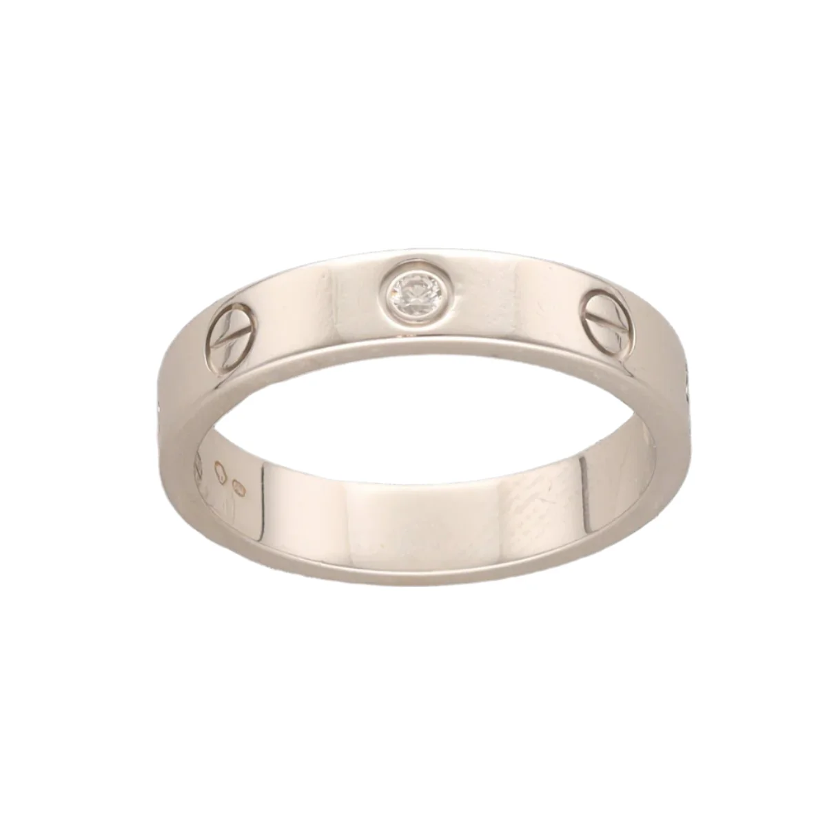 Bague Cartier "Love" en or gris et diamants