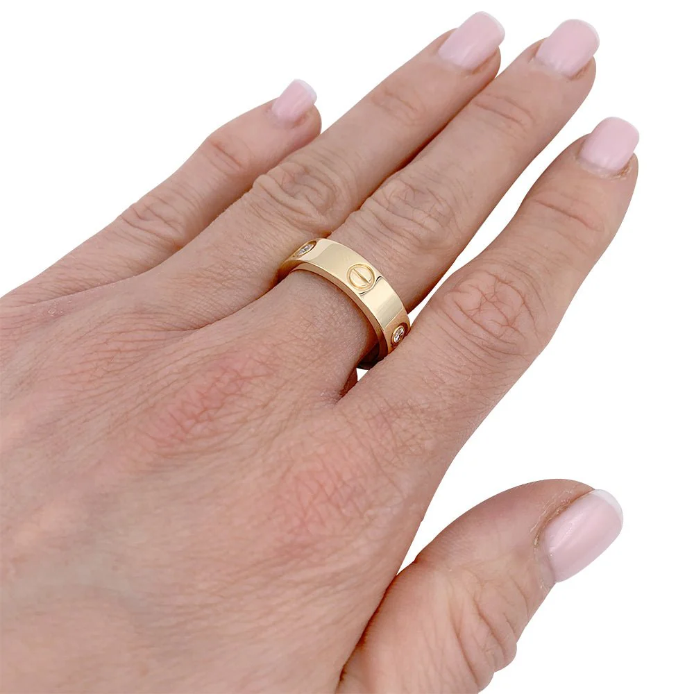 Bague Cartier, "Love", or jaune, diamants - Image 3