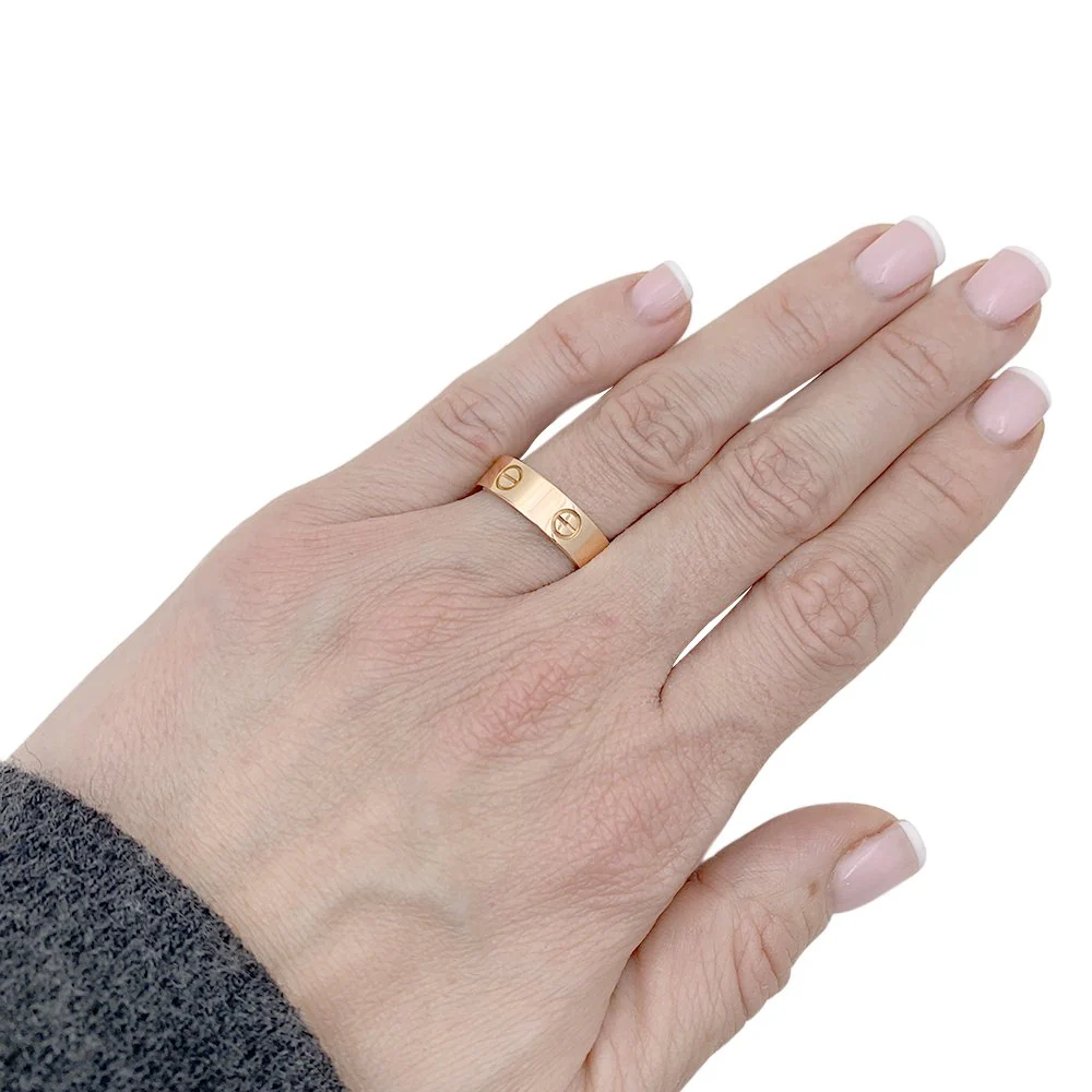 Bague CARTIER “Love” en or rose - Image 2