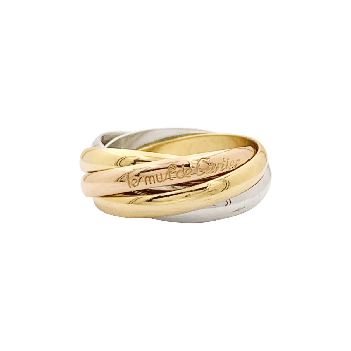 Bague CARTIER "Must de Cartier" en or rose, or blanc et or jaune