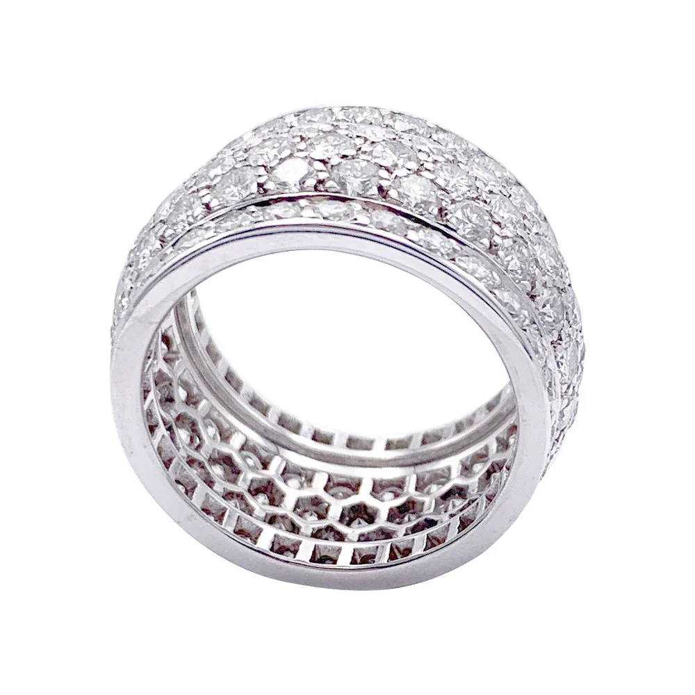 Bague CARTIER "Nigeria", pavage diamants. - Image 2