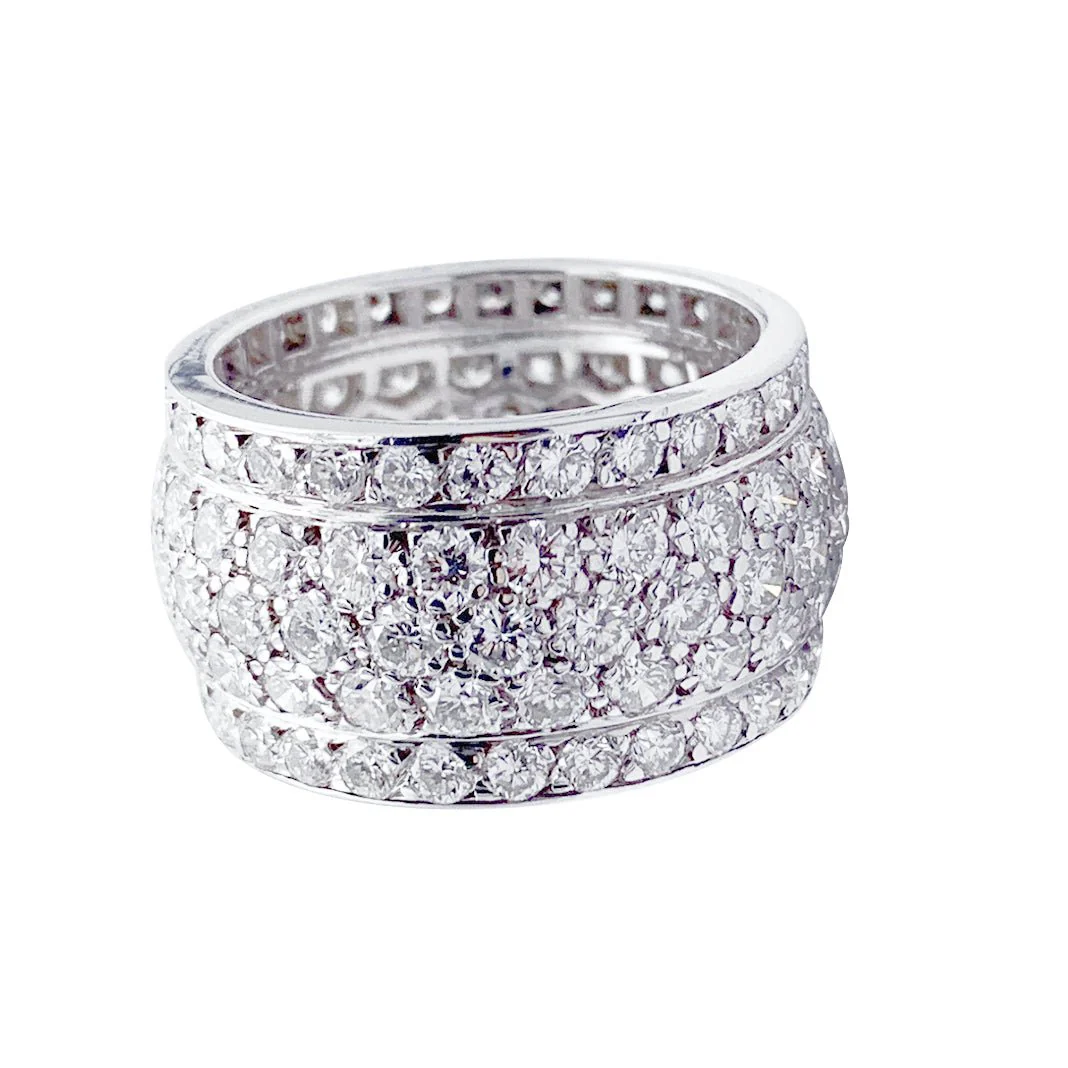 Bague CARTIER "Nigeria", pavage diamants. - Image 5