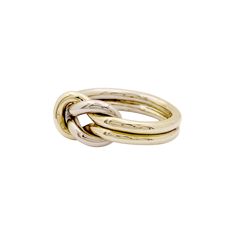 Bague CARTIER "Noeud d'Héraclès" en or jaune et or blanc - Image 3