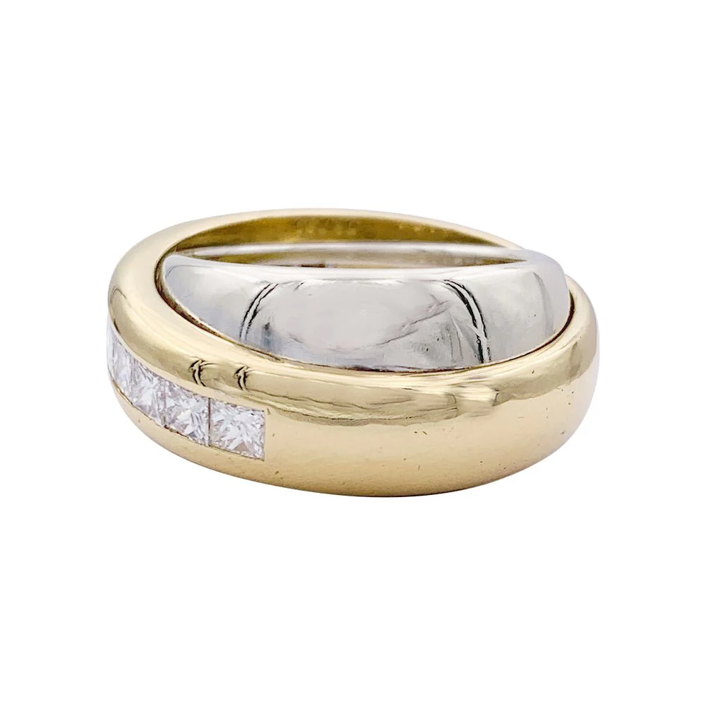 Bague CARTIER "Odyssée" deux ors et diamants. - Image 5