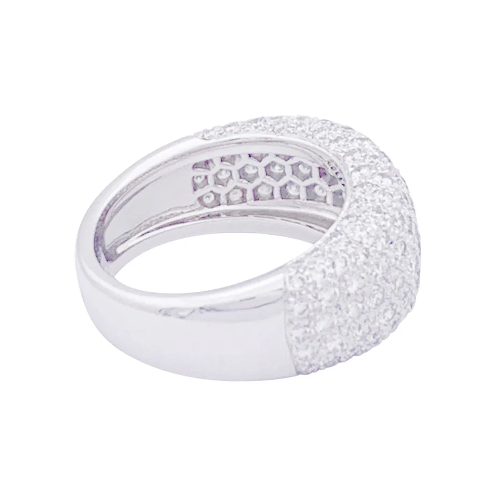Bague CARTIER "Nouvelle Vague" en or blanc et diamants - Image 3