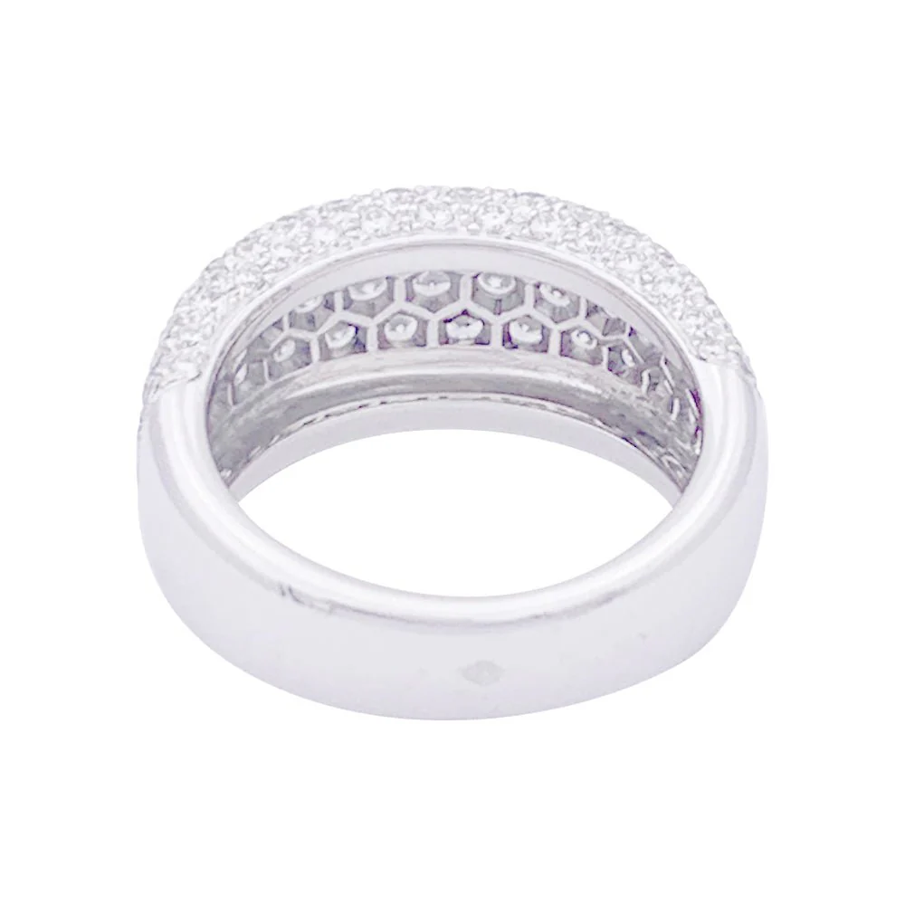Bague CARTIER "Nouvelle Vague" en or blanc et diamants - Image 4