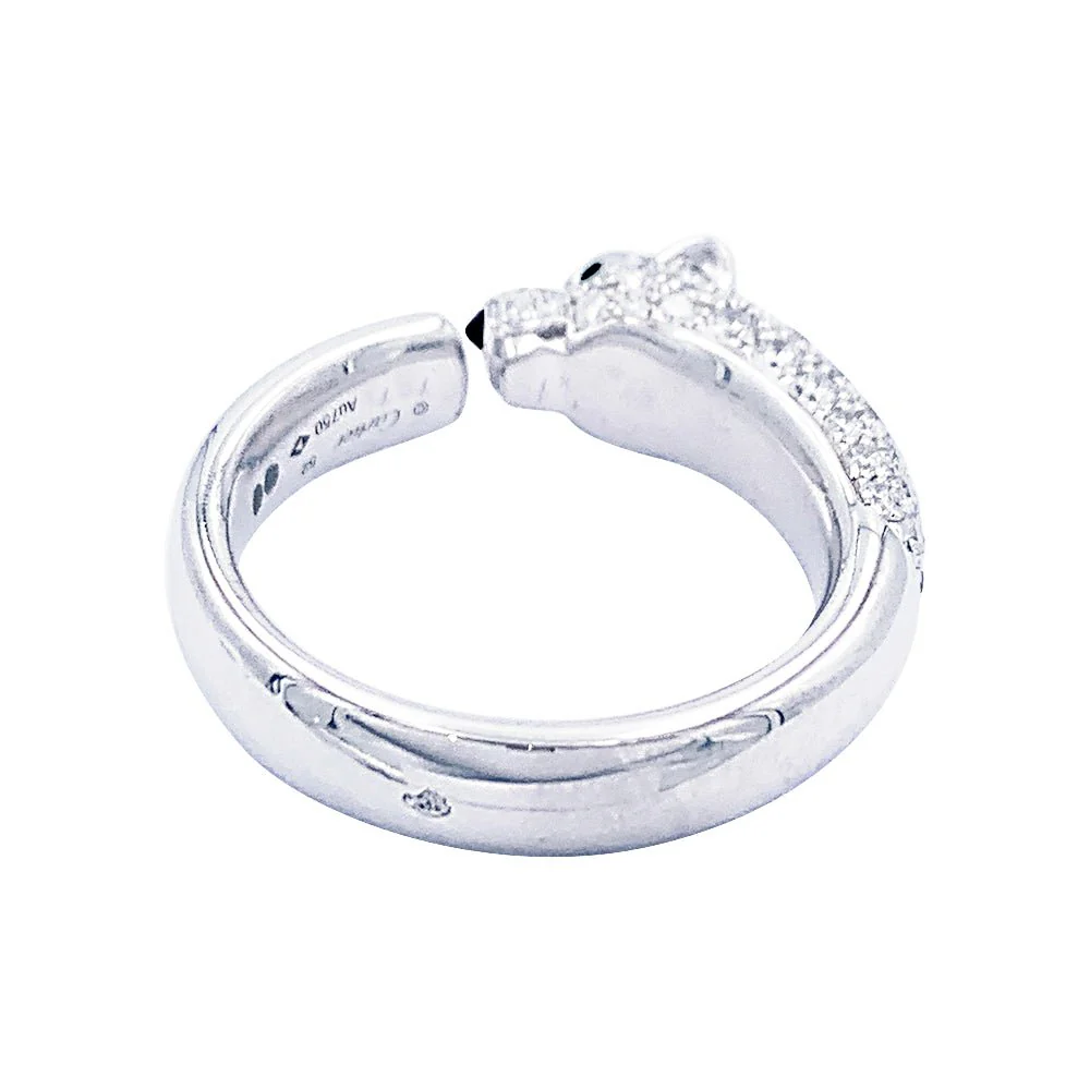 Bague Cartier, "Panthère de Cartier", or blanc, diamants - Image 3