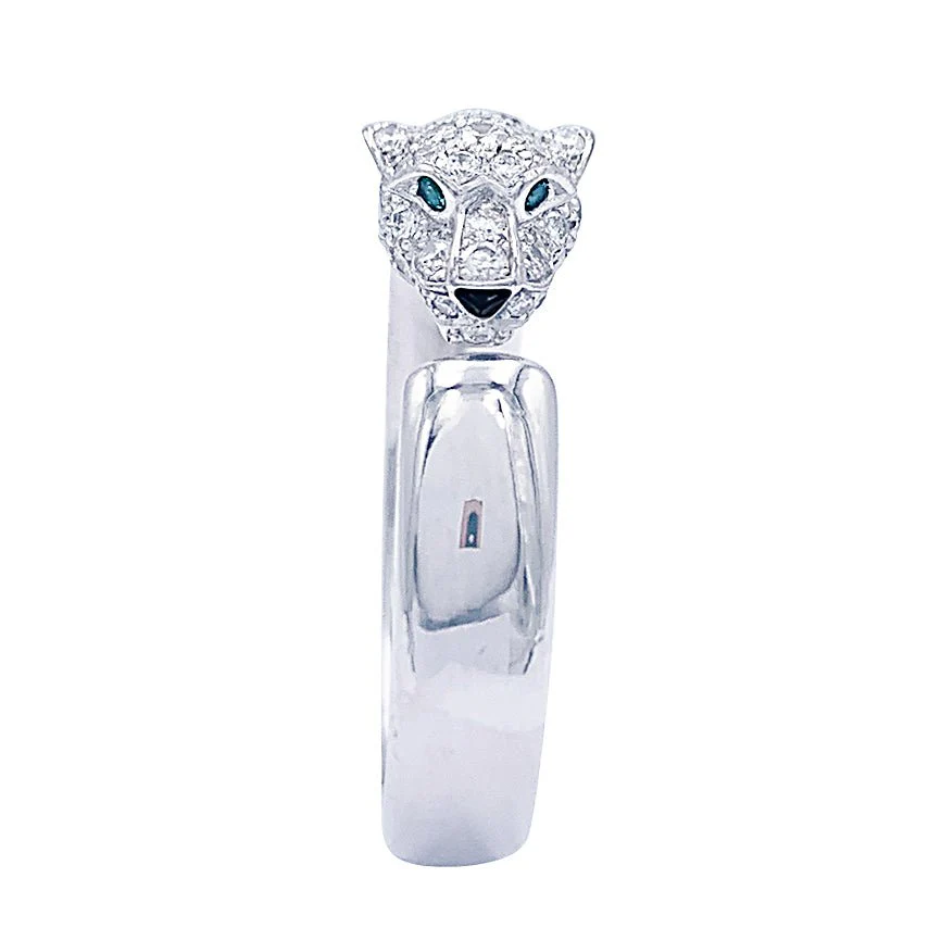 Bague Cartier, "Panthère de Cartier", or blanc, diamants - Image 4