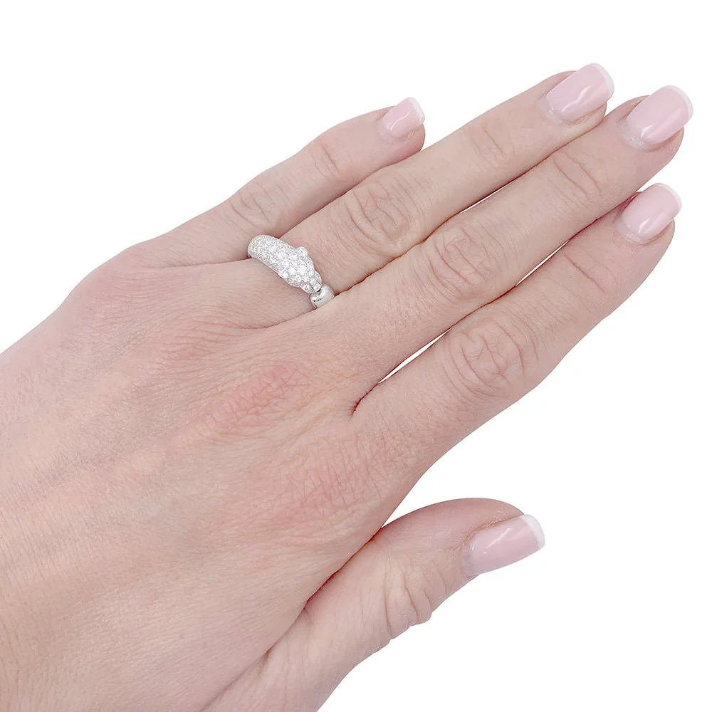 Bague Cartier, "Panthère de Cartier", or blanc, diamants - Image 6
