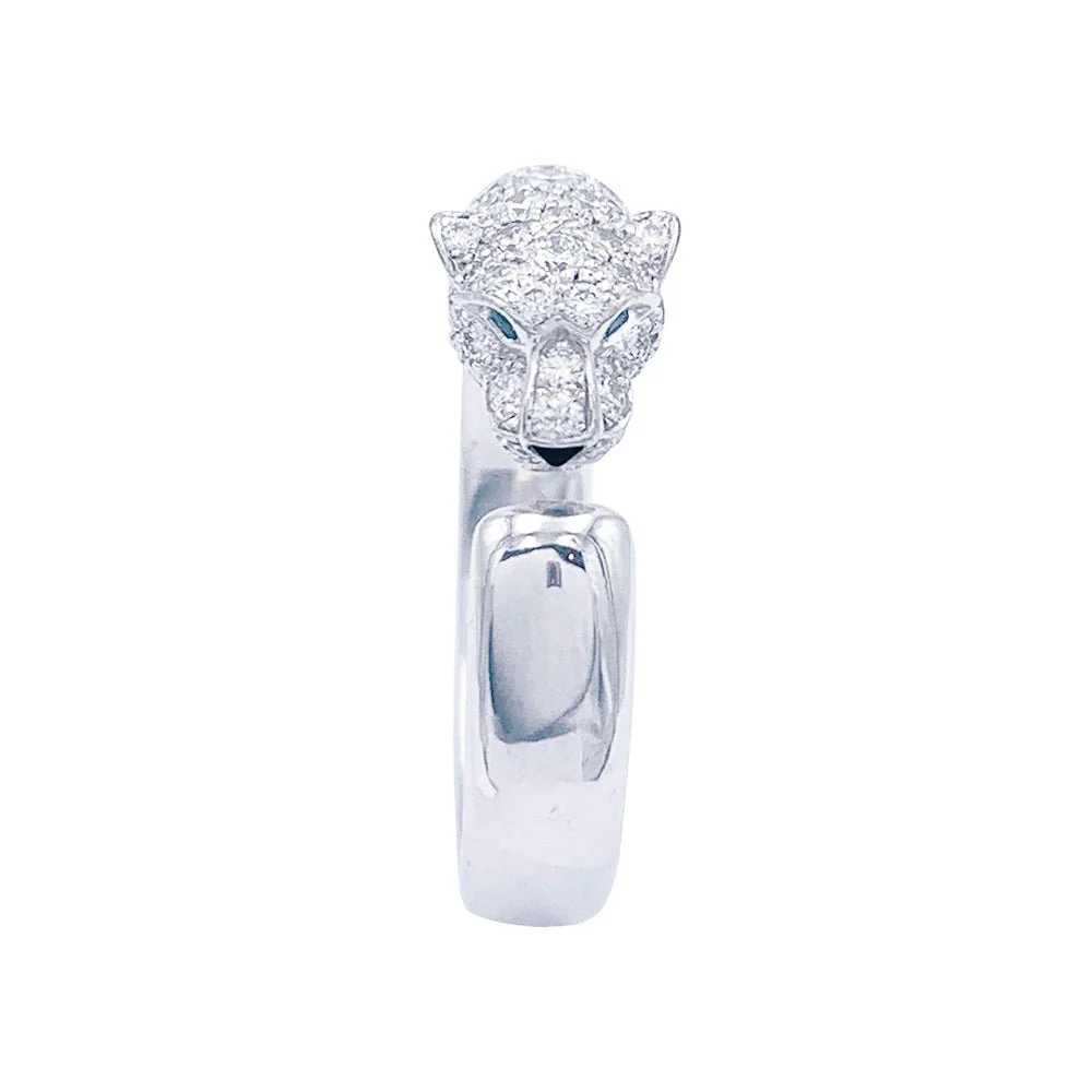Bague Cartier, "Panthère de Cartier", or blanc, diamants - Image 7