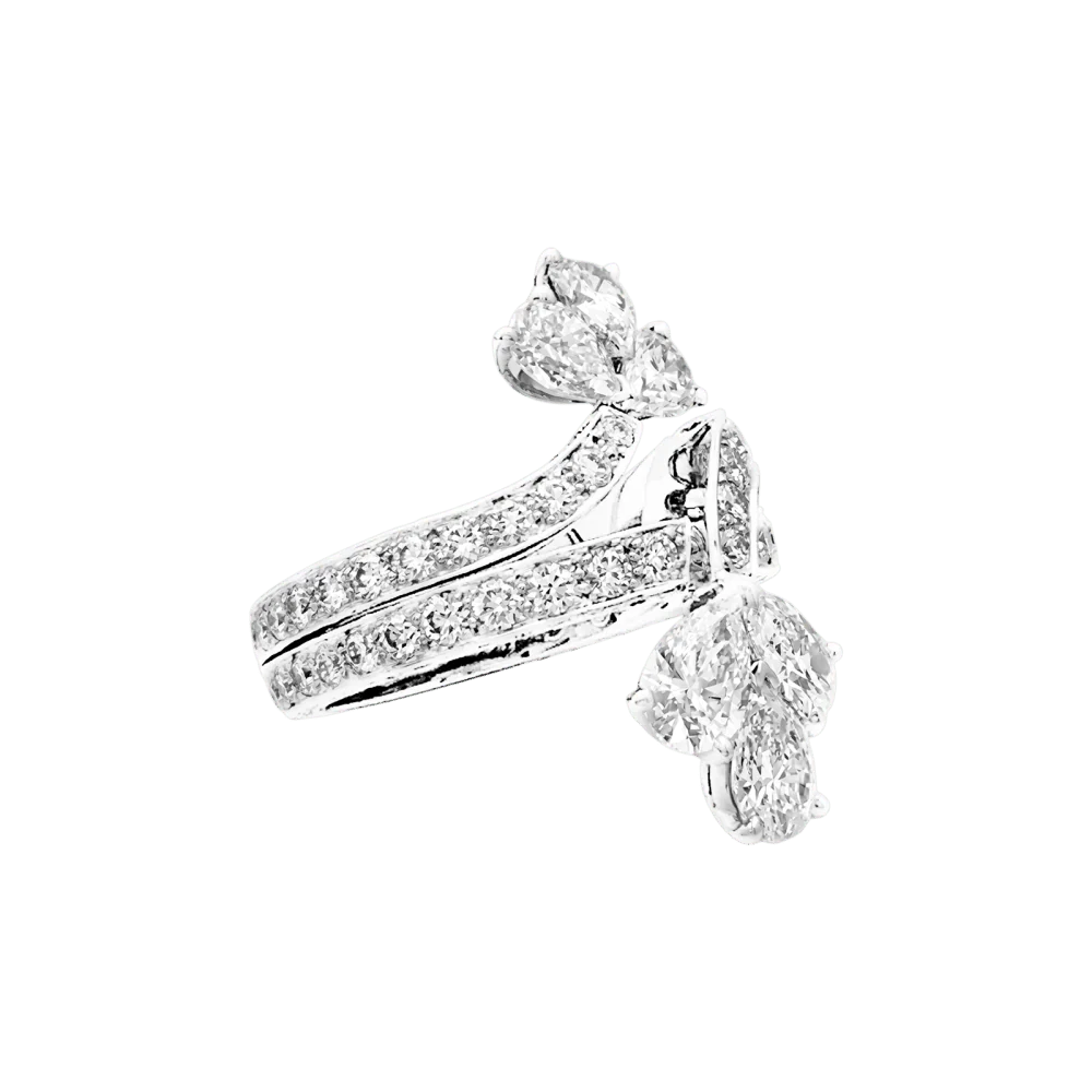 Bague Pavée CARTIER en platine et diamants - Image 6