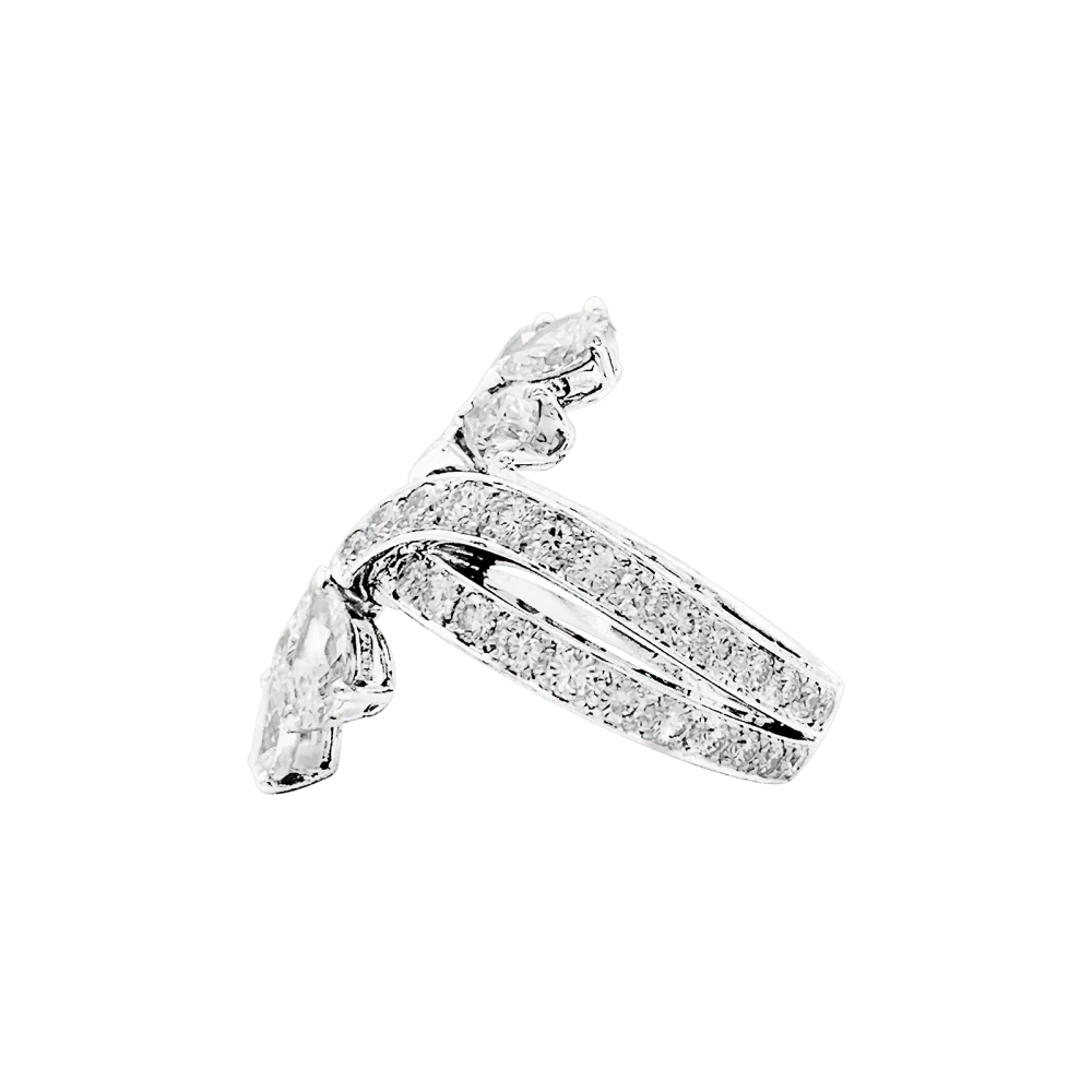 Bague Pavée CARTIER en platine et diamants - Image 7