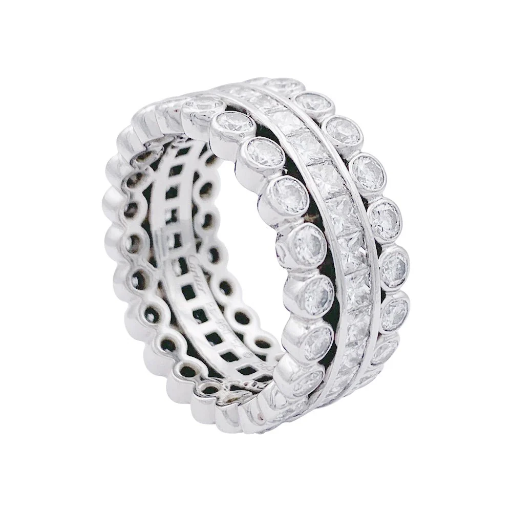 Bague CARTIER en platine et diamants - Image 4