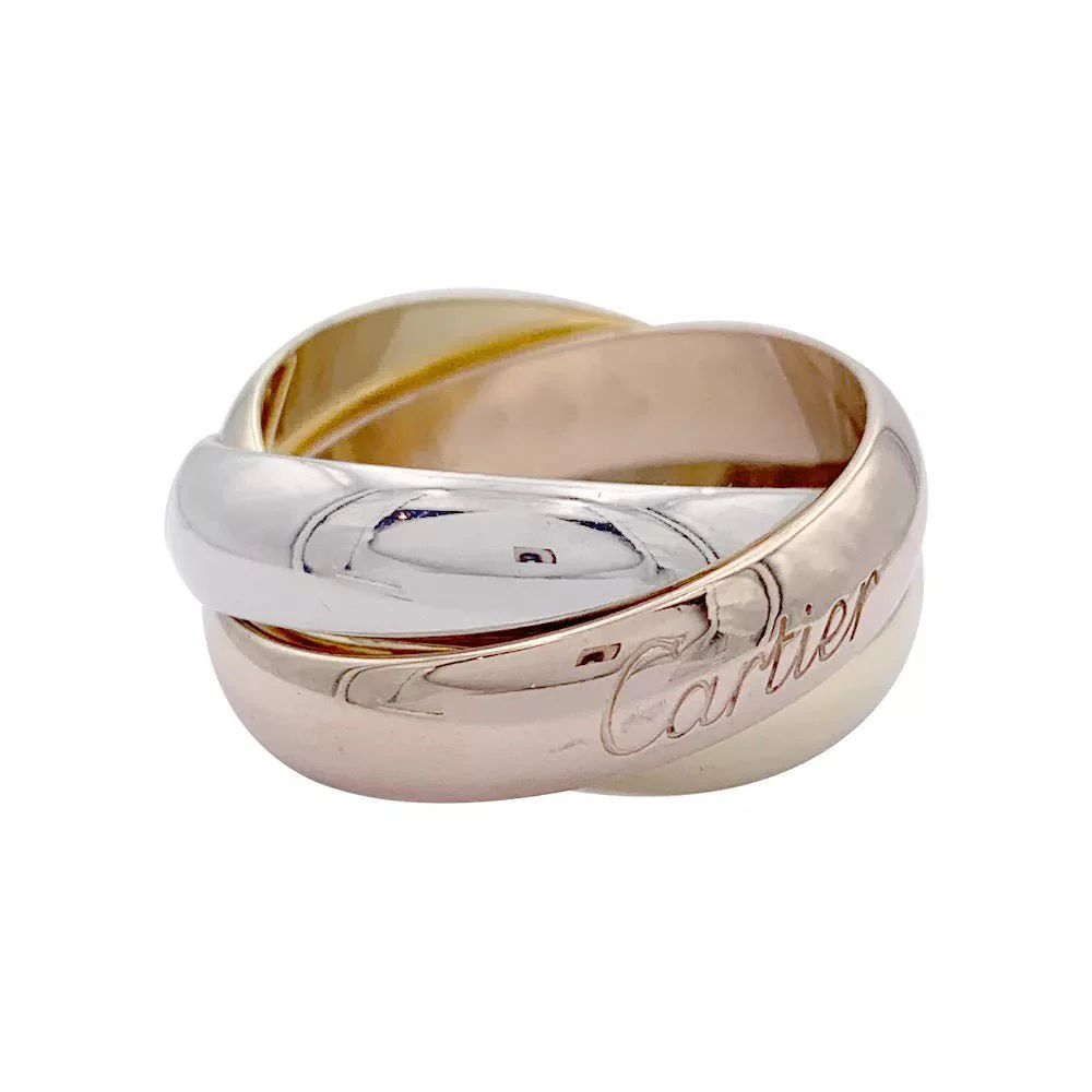 Bague CARTIER "Trinity", 3 ors.