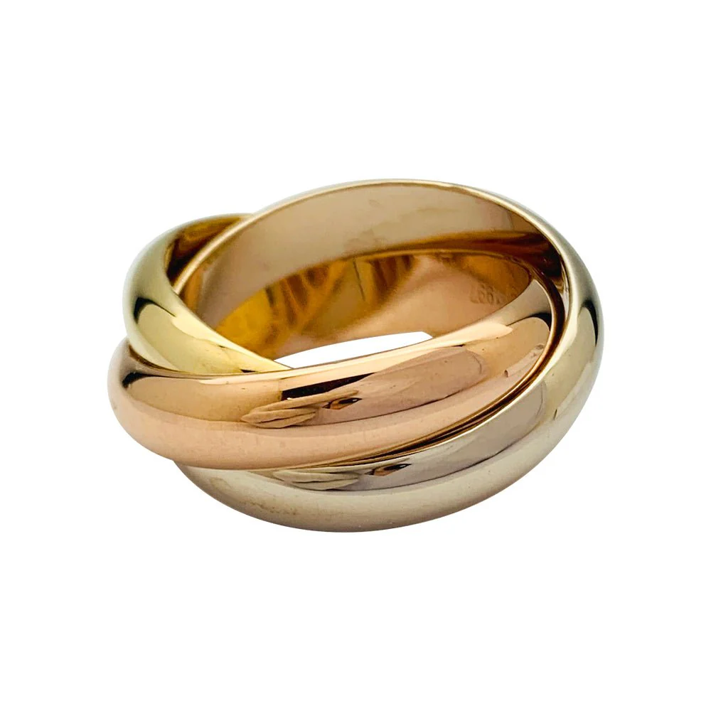 Bague Cartier "Trinity" 3 ors, grand modèle - Image 4