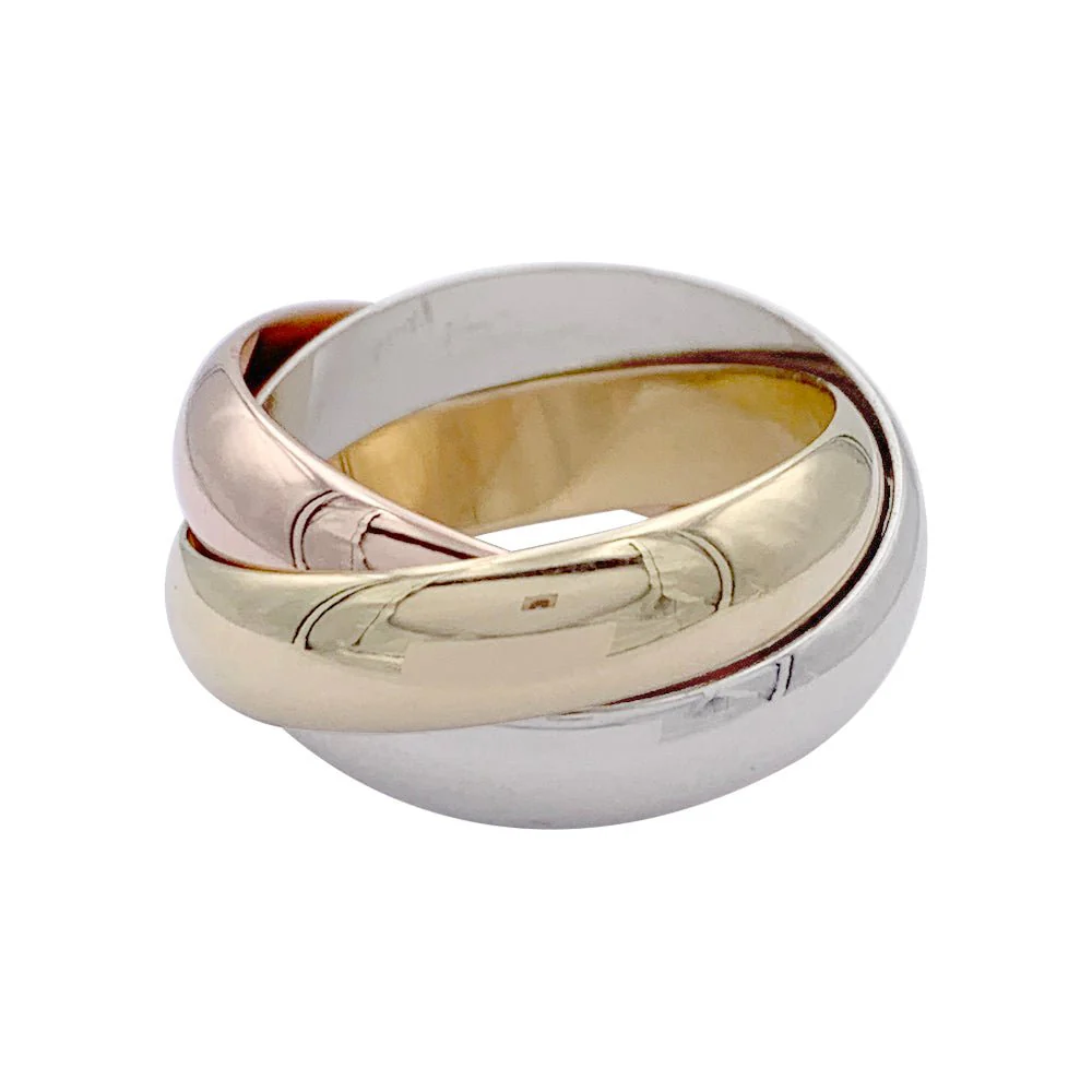 Bague Cartier "Trinity" 3 ors, grand modèle. - Image 2