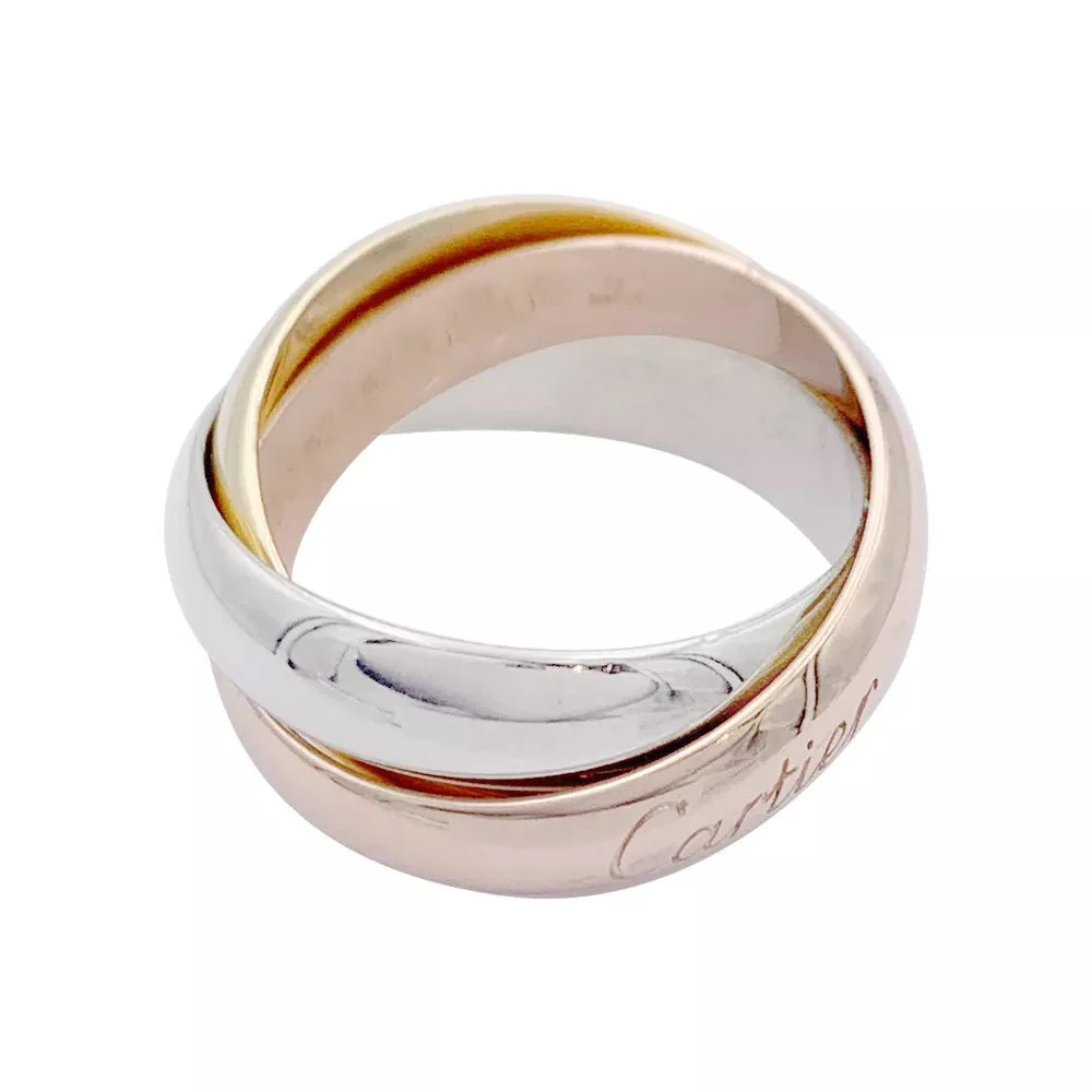 Bague Cartier "Trinity" 3 ors, grand modèle. - Image 4