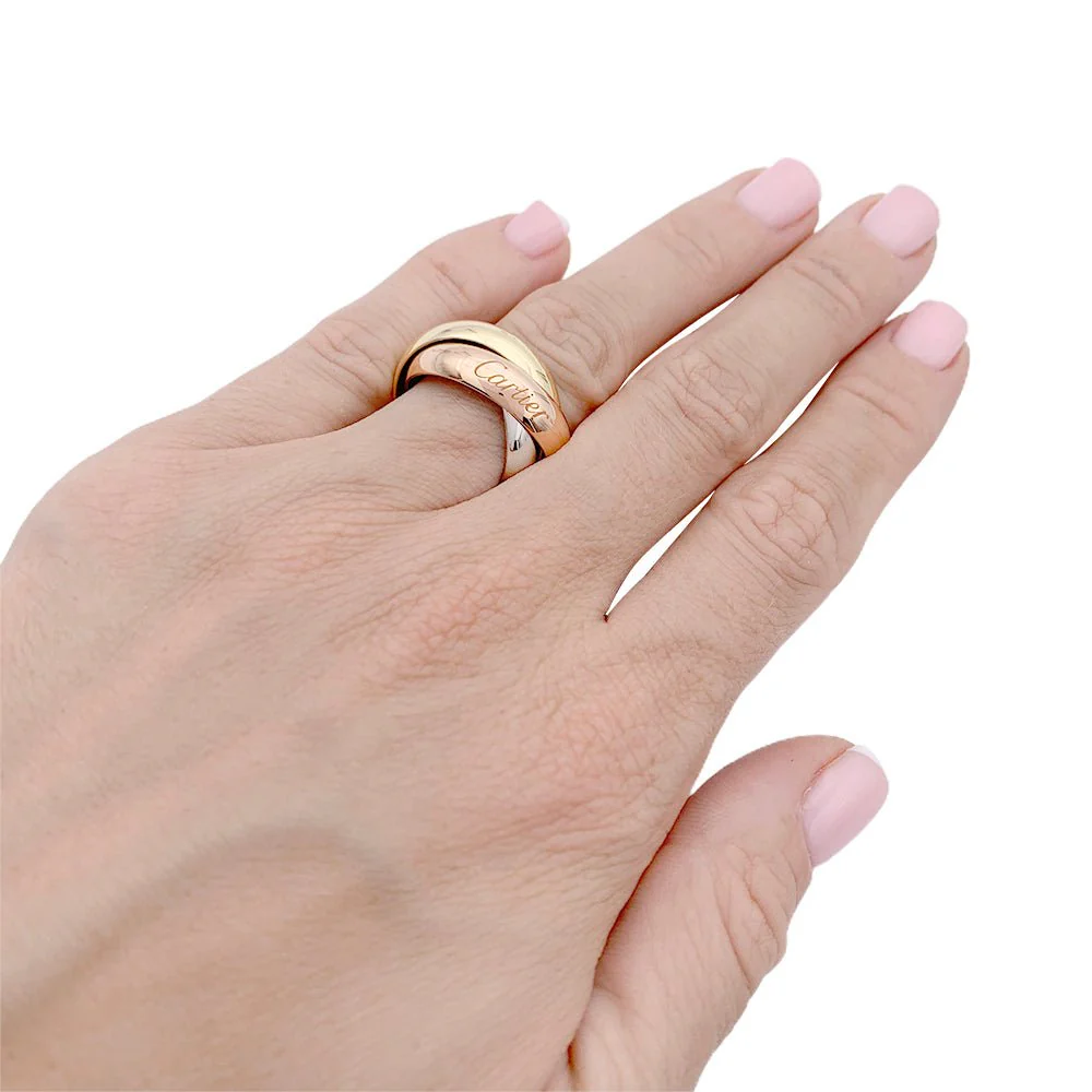 Bague Cartier "Trinity" 3 ors, grand modèle. - Image 5