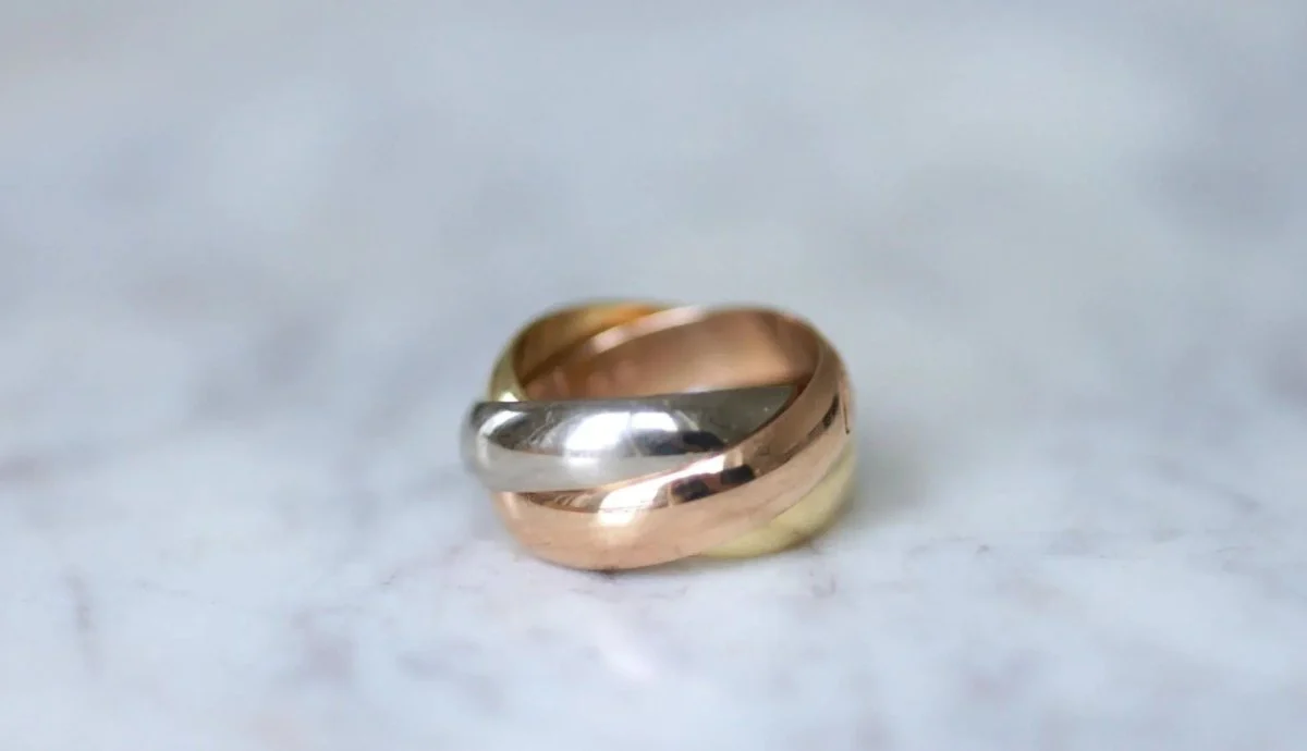 Bague Cartier Trinity 3 Ors Grand Modèle Taille 52 - Image 5