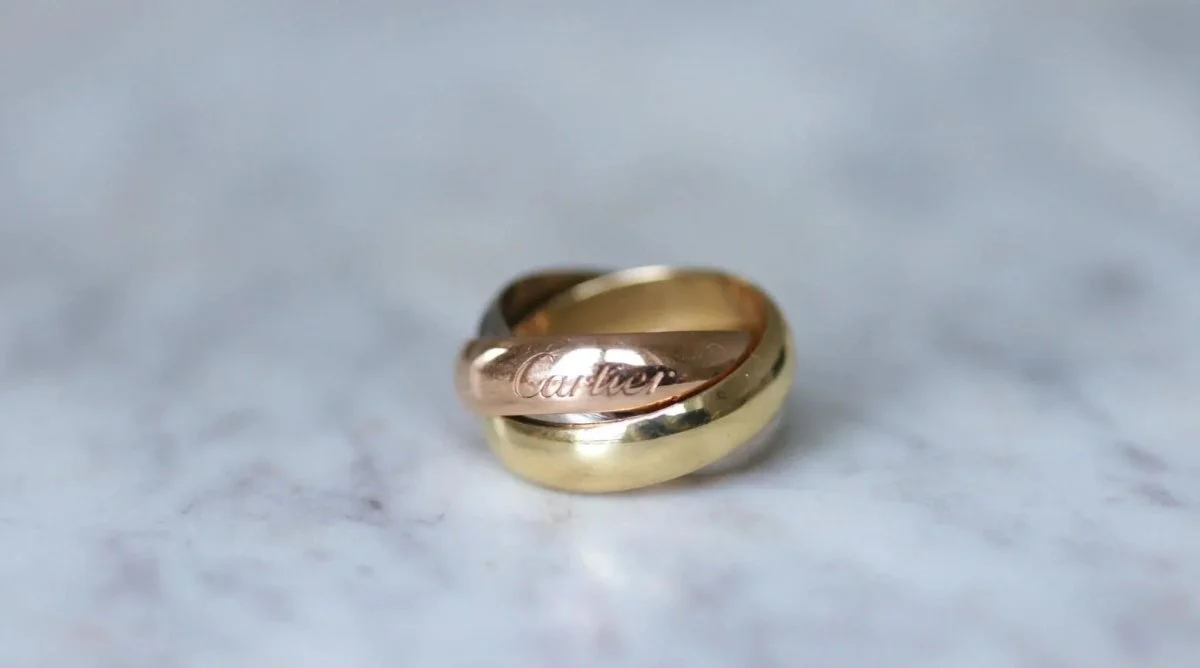 Bague Cartier Trinity 3 Ors Grand Modèle Taille 52 - Image 7