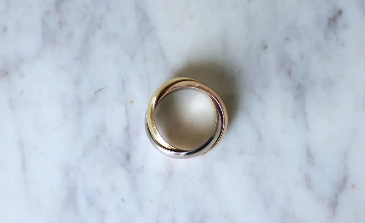 Bague Cartier Trinity 3 Ors Grand Modèle Taille 52 - Image 9