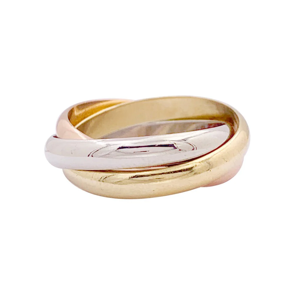 Bague CARTIER "Trinity Classique" trois ors. - Image 3