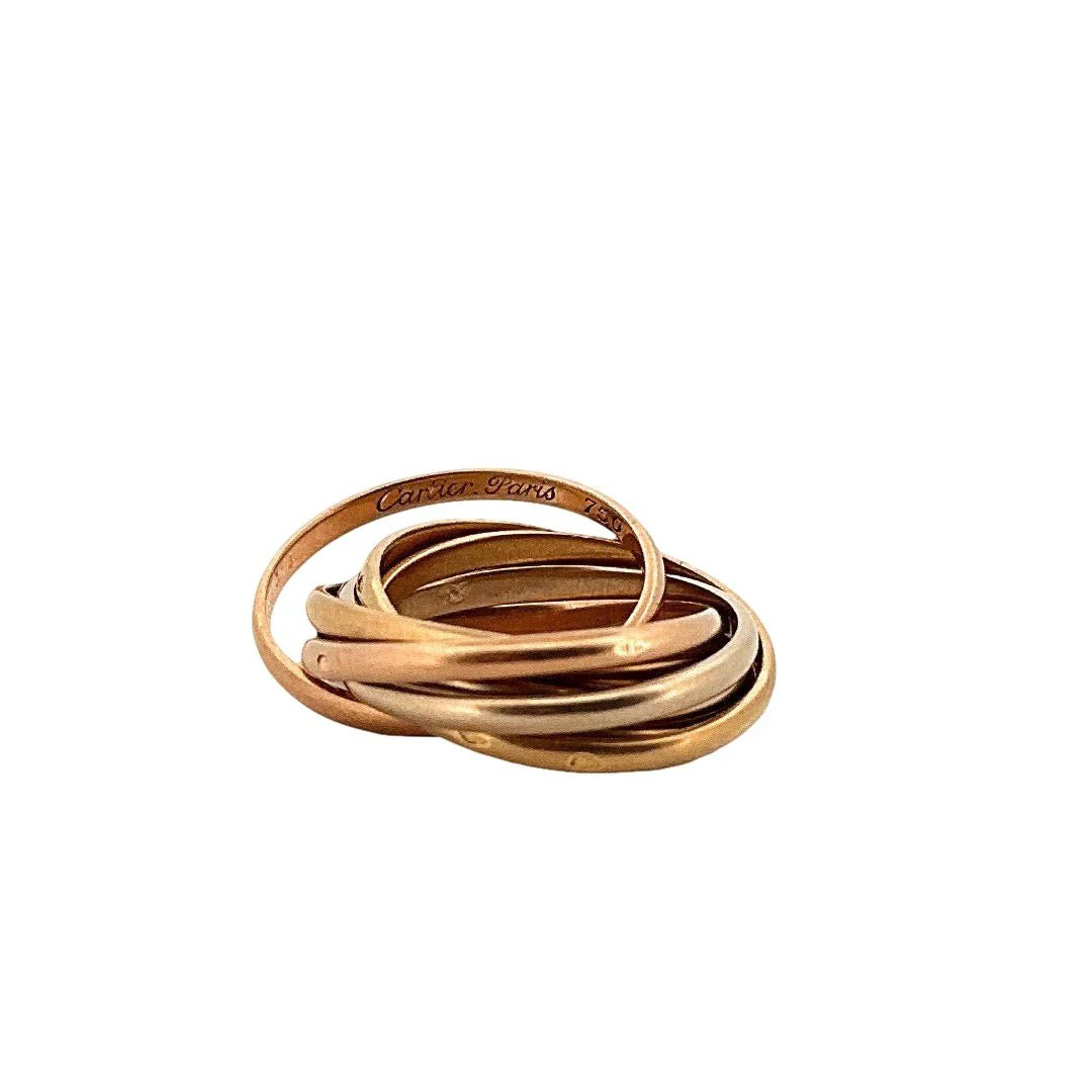 Bague CARTIER "Trinity Semainier" trois ors - Image 3