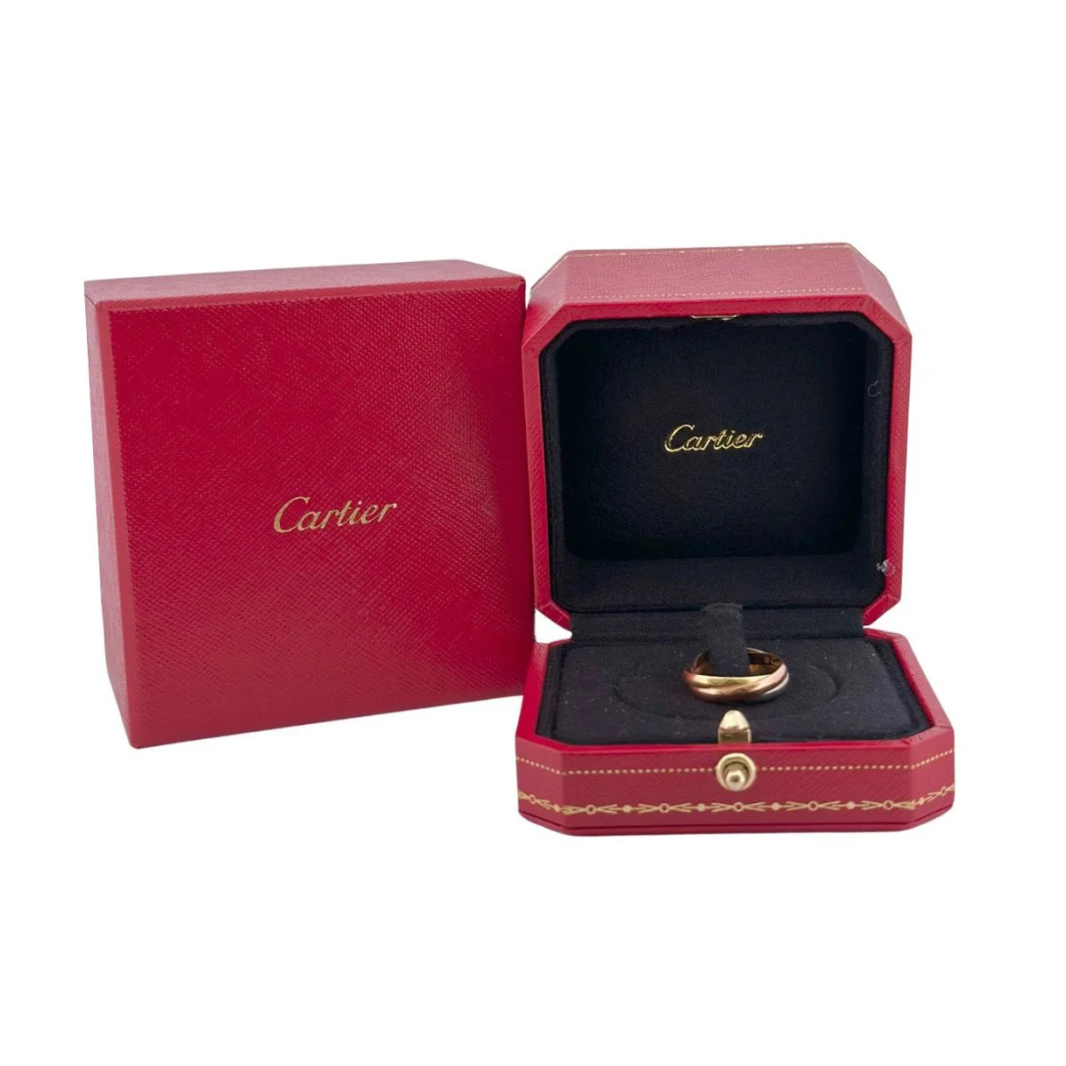 Bague CARTIER "Trinity" PM en trois ors - Image 3