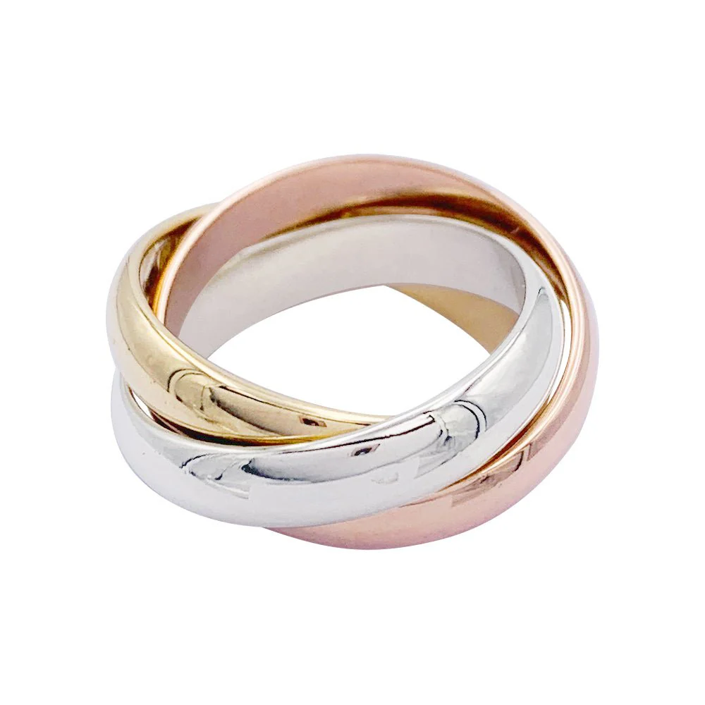 Bague Cartier, Trinity", trois ors - Image 5