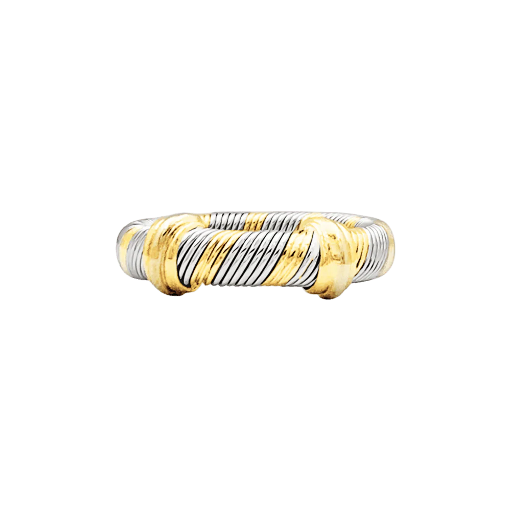 Bague CARTIER "Trinity" en or jaune, or blanc, or rose et acier