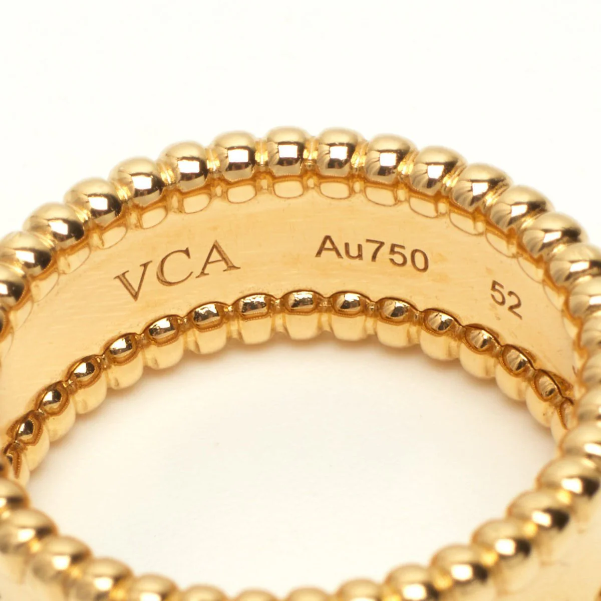 Bague Van Cleef & Arpels Perlée Signature en or jaune - Image 9