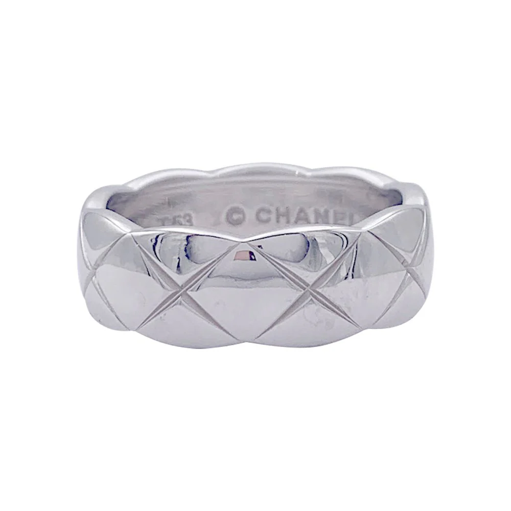 Bague Chanel, "Coco Crush", en or blanc. - Image 4