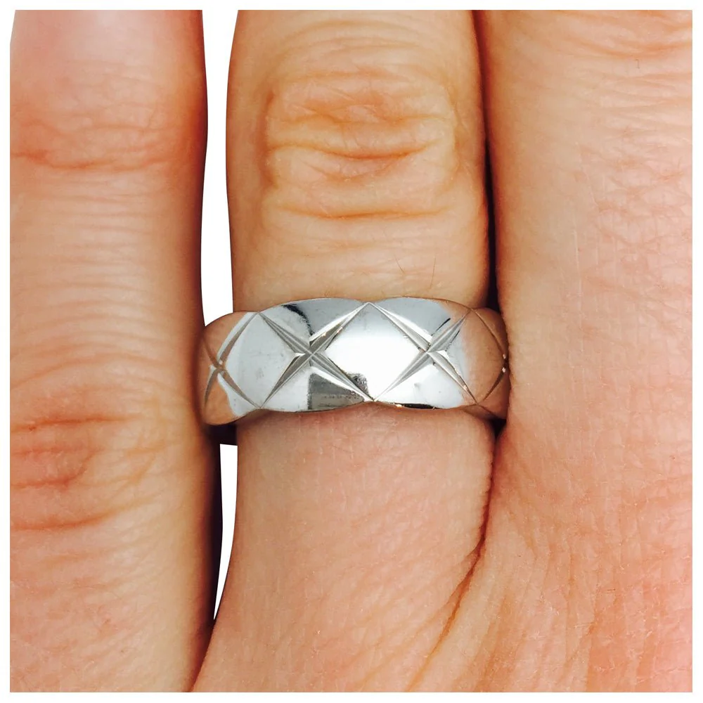 Bague Chanel, "Coco Crush", en or blanc. - Image 5