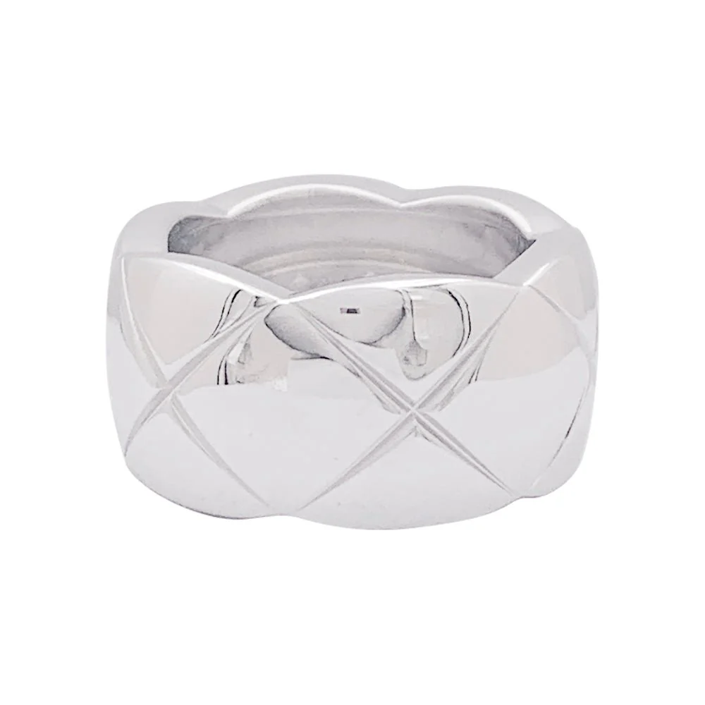 Bague CHANEL "Coco Crush" en or blanc