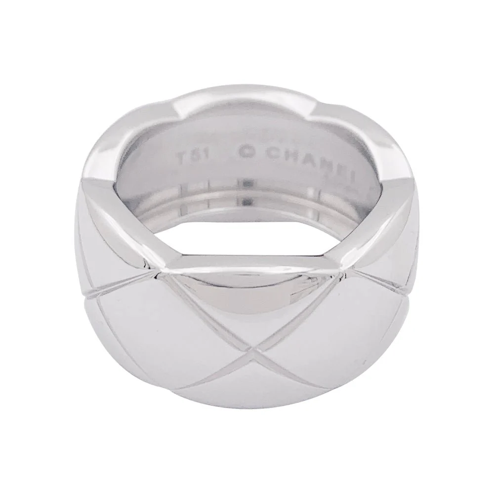 Bague CHANEL "Coco Crush" en or blanc - Image 3